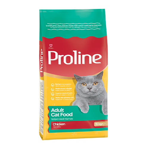 Proline Adult Cat Chicken Tavuklu Yetişkin Kedi Maması 15 Kg