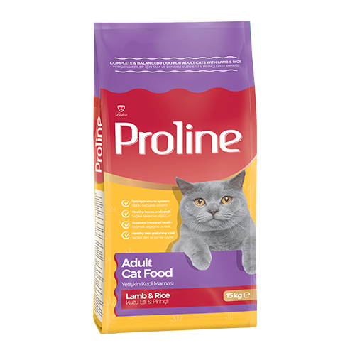 Proline Cat Lamb & Rice Kuzu Etli & Pirinçli Yetişkin Kedi Maması 15 Kg