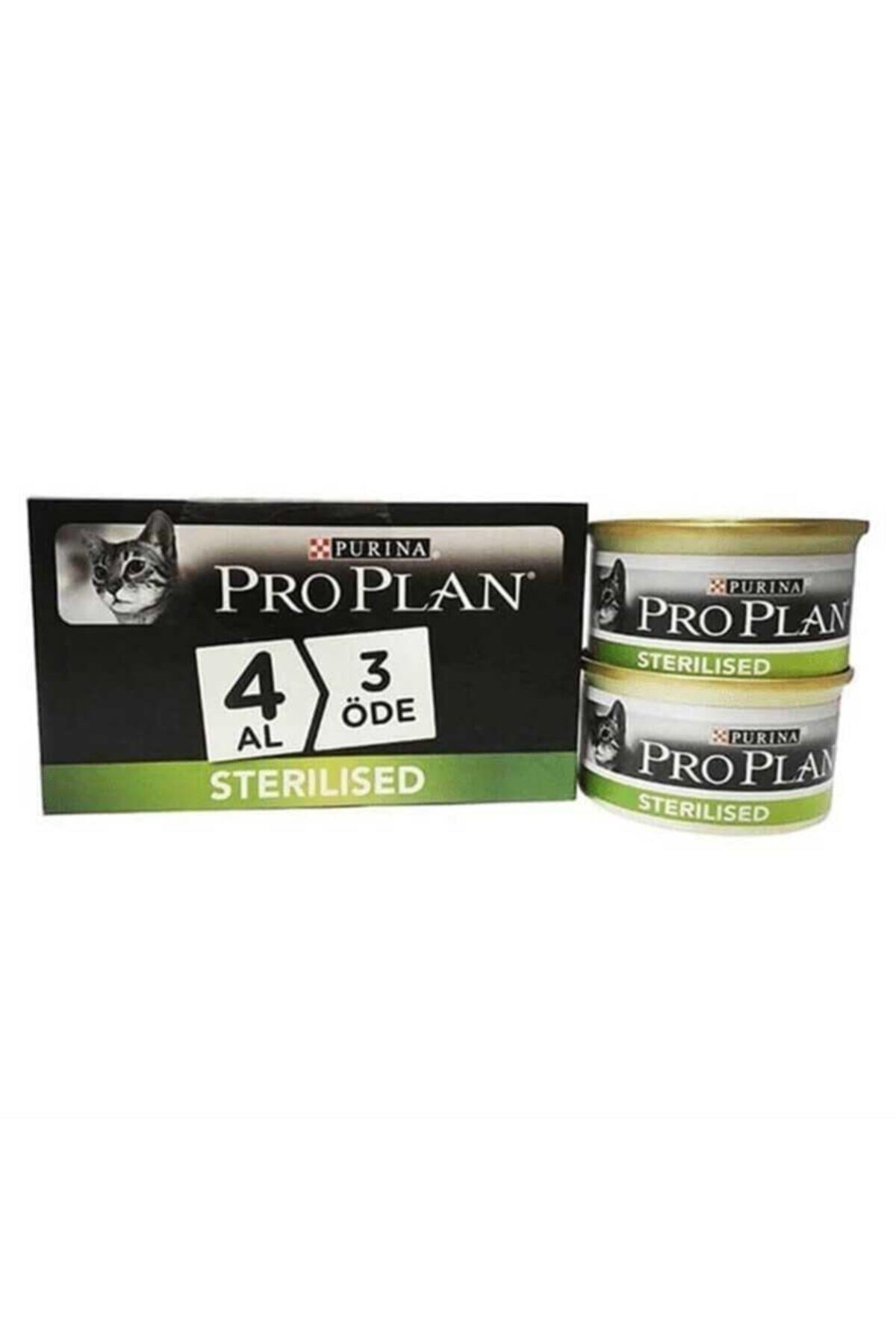 Proplan Sterilised Somonlu Kısırlaştırılmış Kedi Konservesi 85 Gr 4 Al 3 Öde