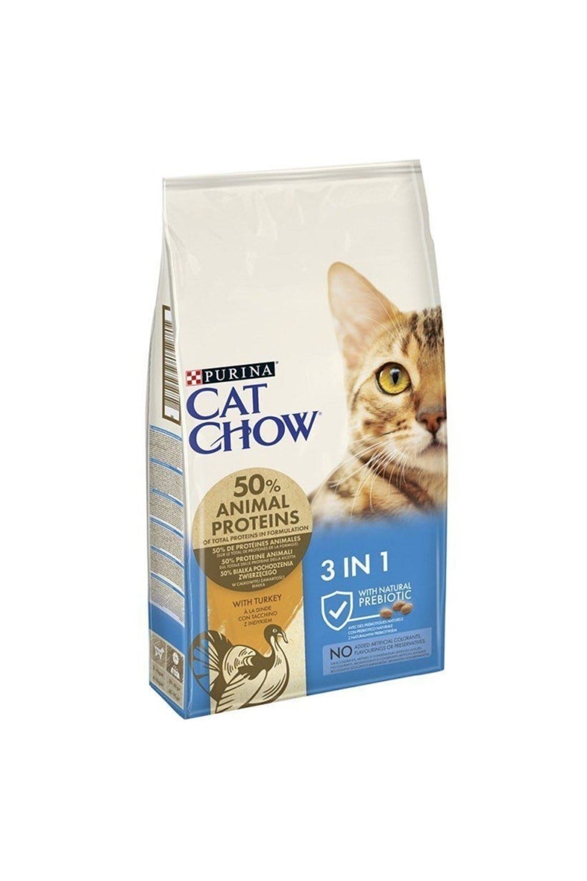 Purina 3 In 1 Hindi Etli Yetişkin Kedi Maması 15 Kg