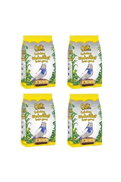 Quik Kabuksuz Kuş Yemi 400 Gr X 4 Adet