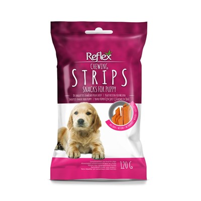 Reflex Biftekli Çiğnemelik Şerit Yavru Köpek Ödül Maması 120 G