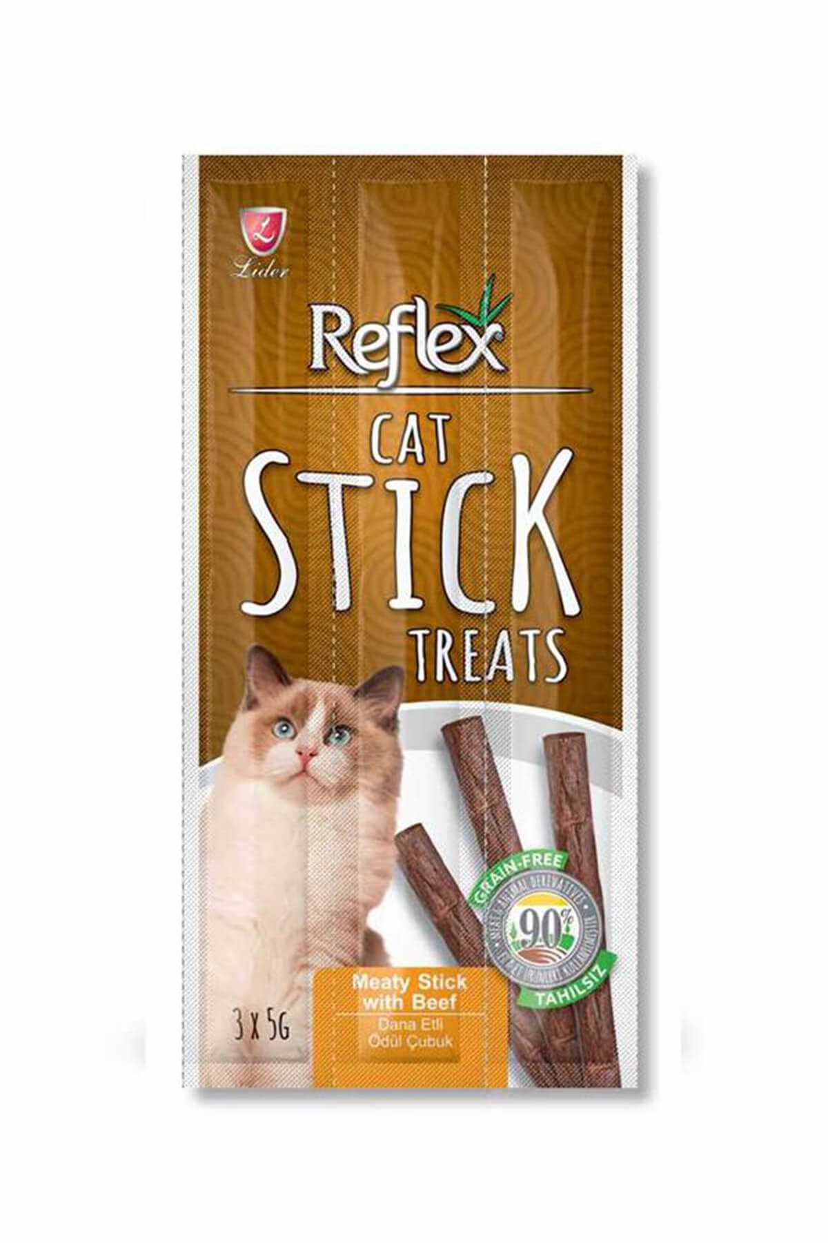 Reflex Biftekli Kedi Ödül Çubuğu 5 Gr 3 Adet