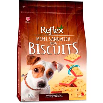 Reflex Peynirli Kare Sandviç Köpek Ödül Bisküvisi 350 G