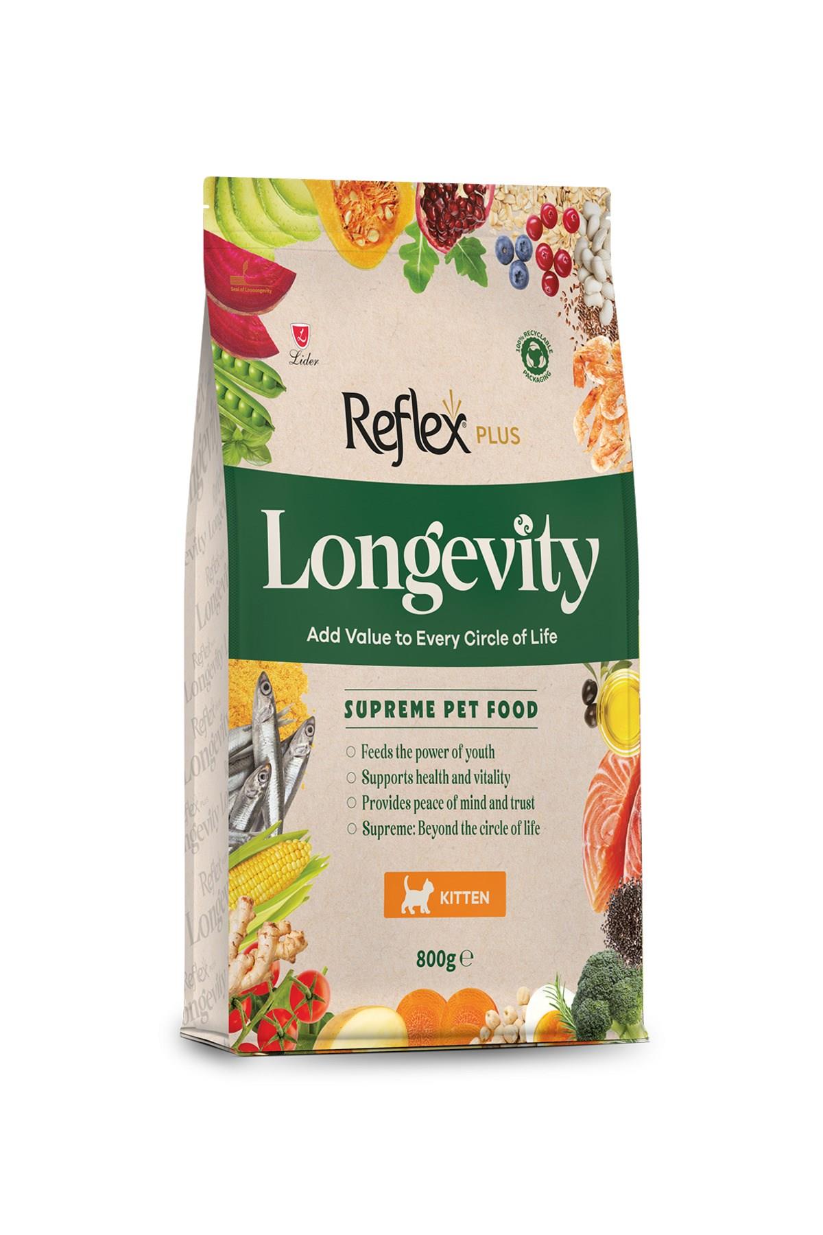 Reflex Plus Longevity Yavru Kedi Maması 800 gr