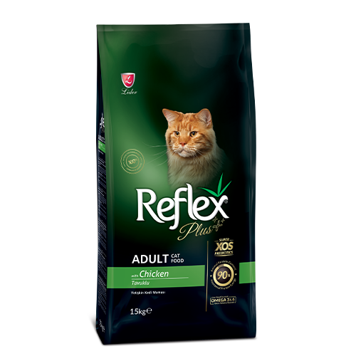 Reflex Plus Tavuklu Yetişkin Kedi Maması 15kg