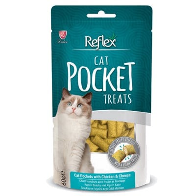 Reflex Pocket Tavuklu ve Peynirli Kedi Ödül Maması 60 G