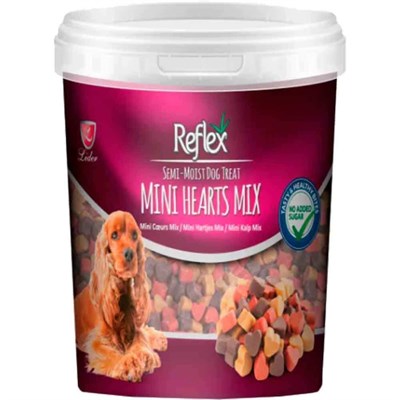 Reflex Semi-Moist Mini Kalp Mix Köpek Ödülü 500 G