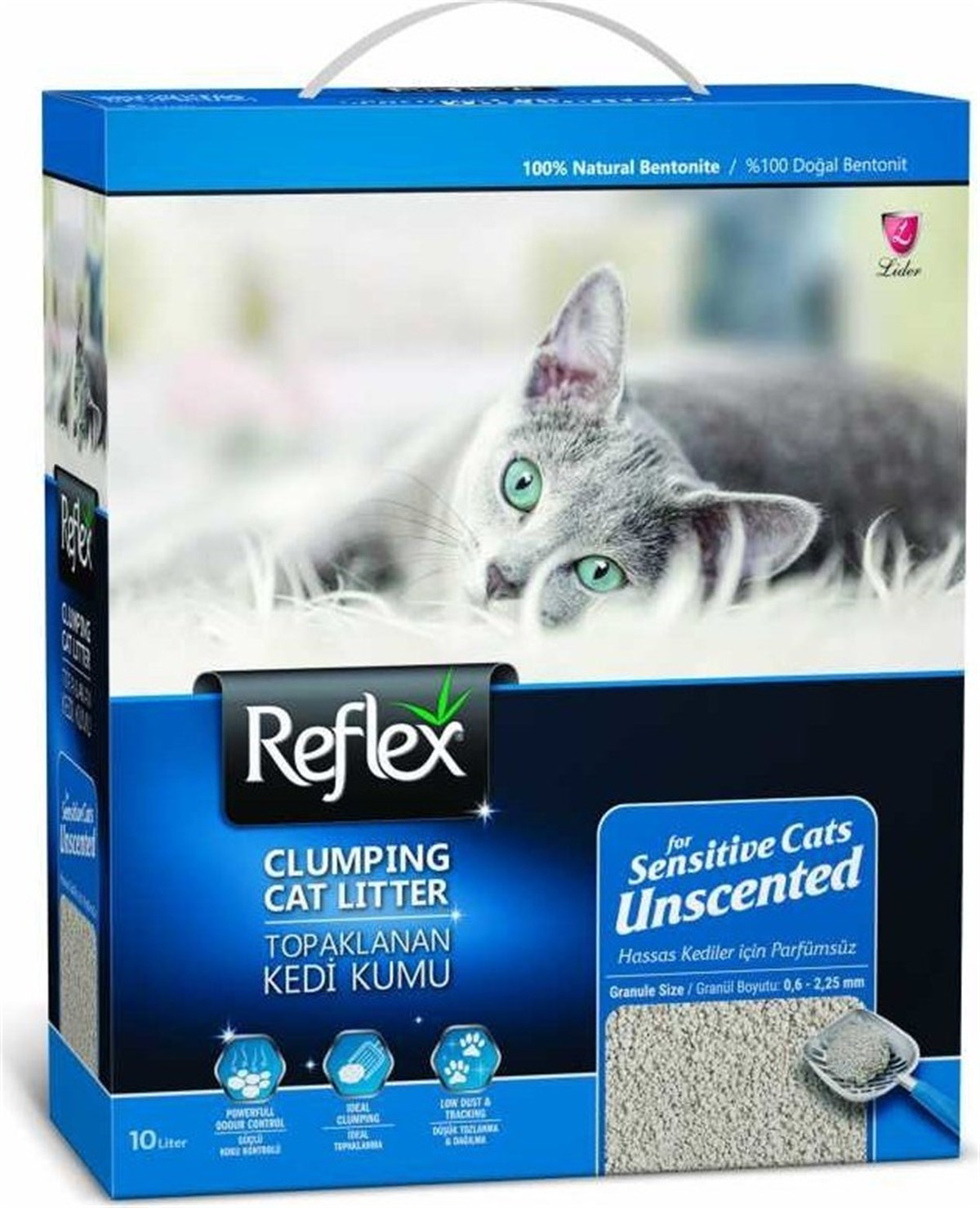 Reflex Sensitive Kokusuz Kedi Kumu 10 l
