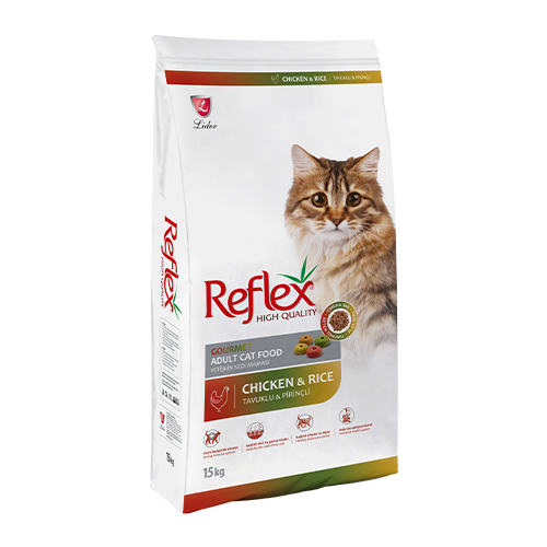 Reflex Tavuklu Renkli Taneli Yetişkin Kedi Maması 15kg