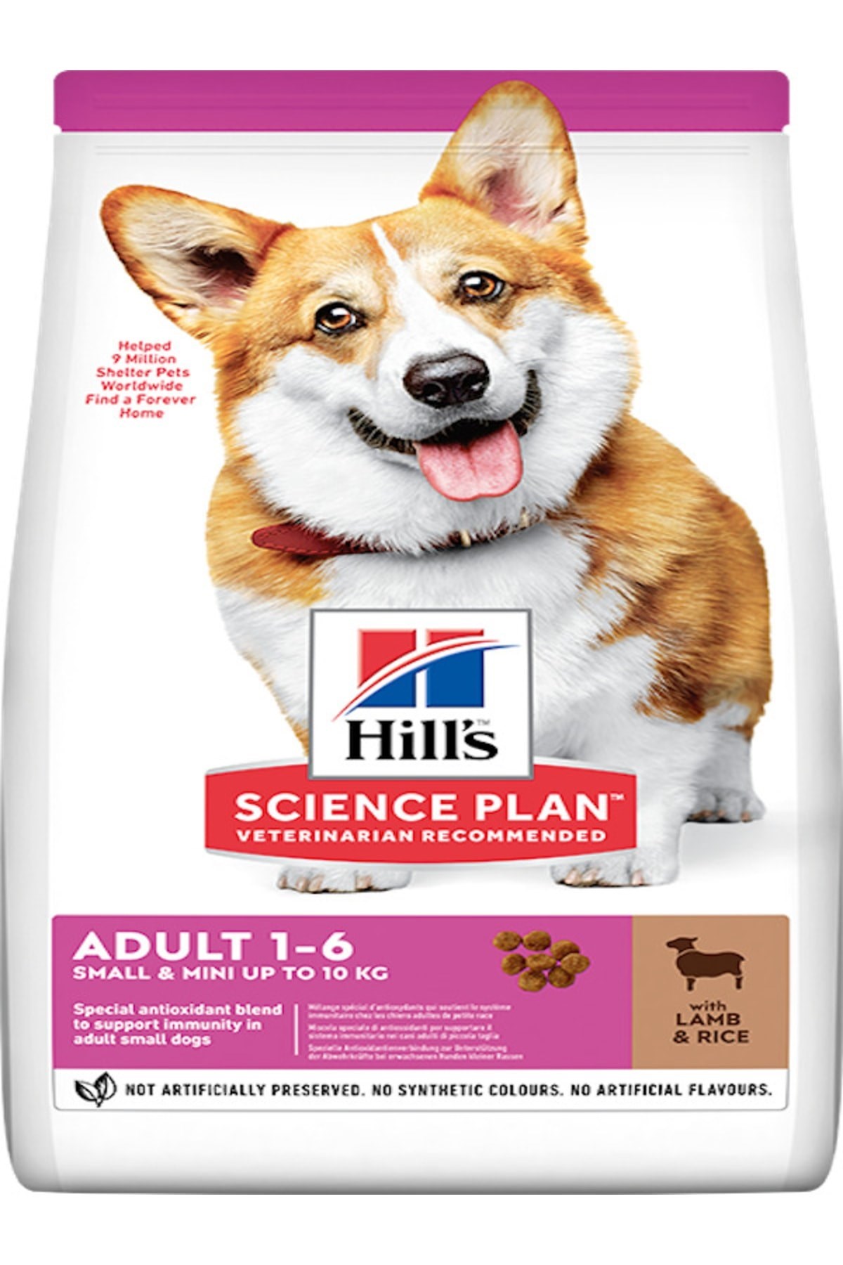 Small Mini Kuzulu Pirinçli Yetişkin Köpek Maması 1,5 kg