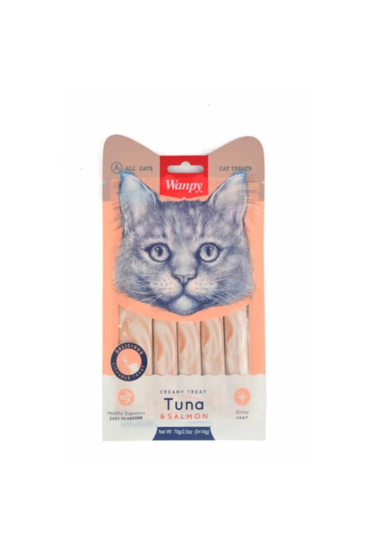 Ton Balığı&somon 5x14 gr Likit Kedi Ödülü