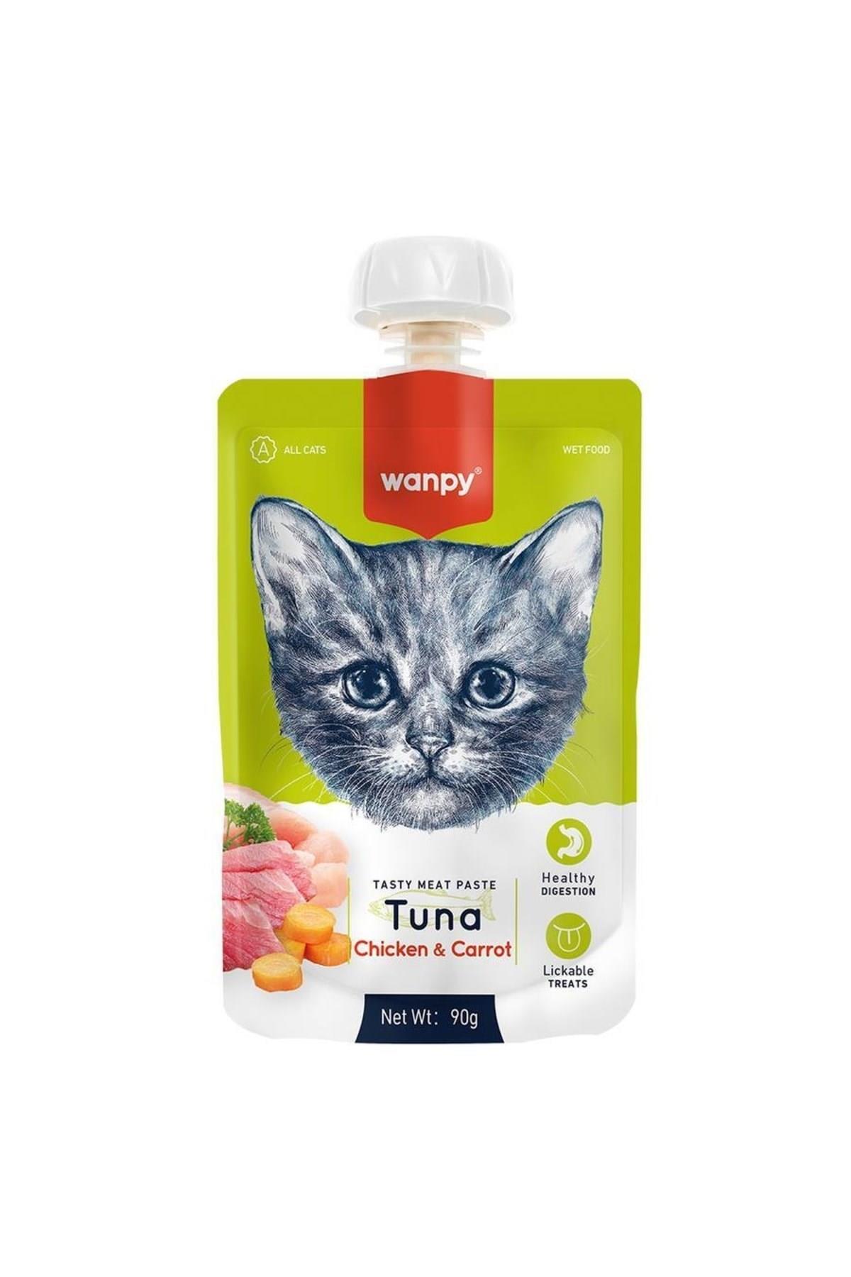Wanpy Taze Ton Balıklı&tavuklu Kedi Et Ezmesi 90 gr
