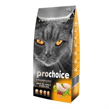 Prochoice Pro 32 Sterilised Tavuklu Kısırlaştırılmış Yetişkin Kedi Maması 15 KG