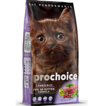 Prochoice Pro 38 Kitten Kuzu Etli Yavru Kedi Maması 15 KG