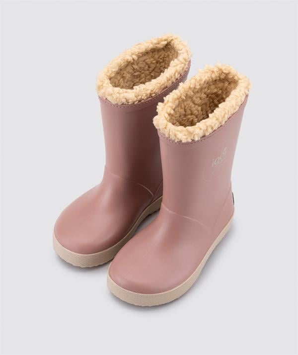23K.IGR.W10293.IGR010İgor Kışlık Çocuk Splash Dk Borreguıto Rosa-Beige Kar Botu