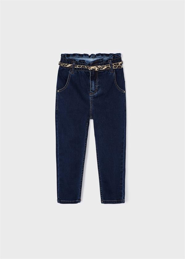 23K.MYR.04501.088Mayoral Kız Çocuk Beli Lastikli Denim Pantolon