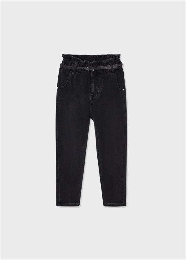 23K.MYR.04501.089Mayoral Kız Çocuk Beli Lastikli Denim Pantolon