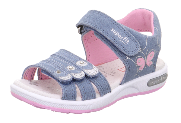 23Y.SPR.1-006137-8020-3Superfit Kız Çocuk Süet Sandalet