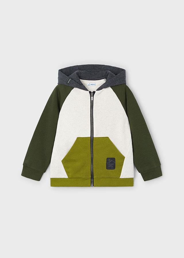 24K.MYR.04476.033Mayoral Erkek Çocuk Kapüşonlu Fermuarlı Pulover