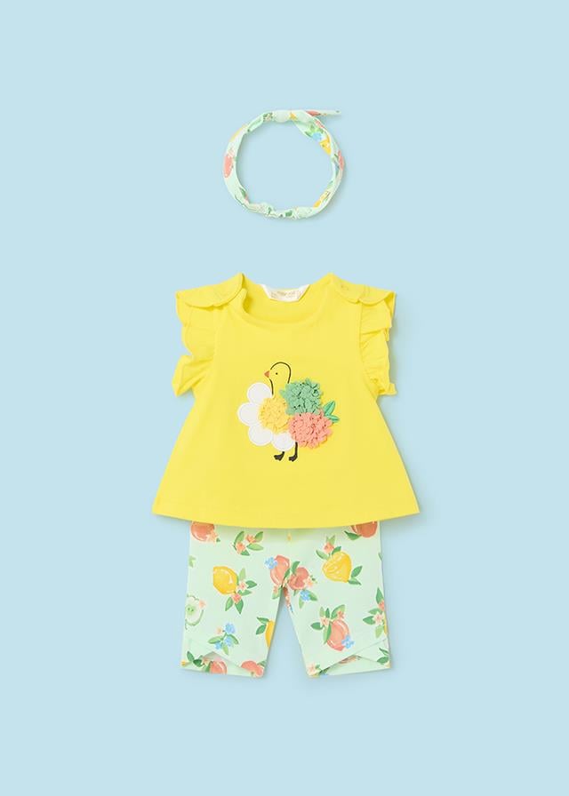 24Y.MYR.01792.016Mayoral Yenidoğan Kız Saç Bantlı 3'Lü Takım