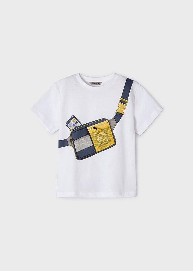 24Y.MYR.03018.015Mayoral Erkek Çocuk Çanta Desenli Tshirt