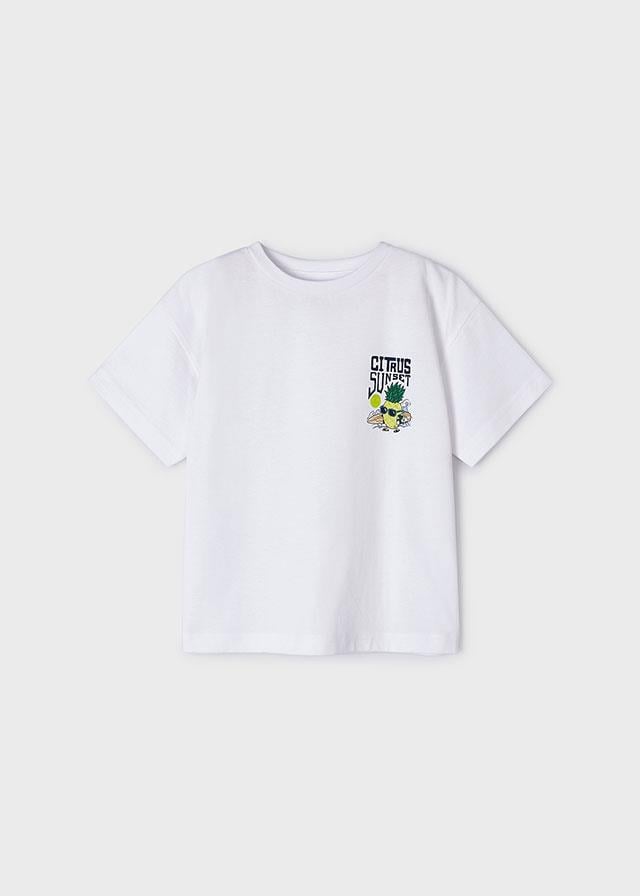 24Y.MYR.03023.034Mayoral Erkek Çocuk Ananas Desenli 2'Li Tshirt