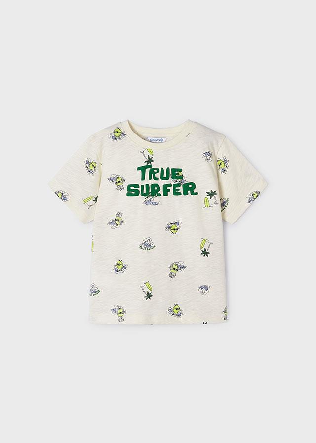 24Y.MYR.03024.039Mayoral Erkek Çocuk Surf Temalı Tshirt