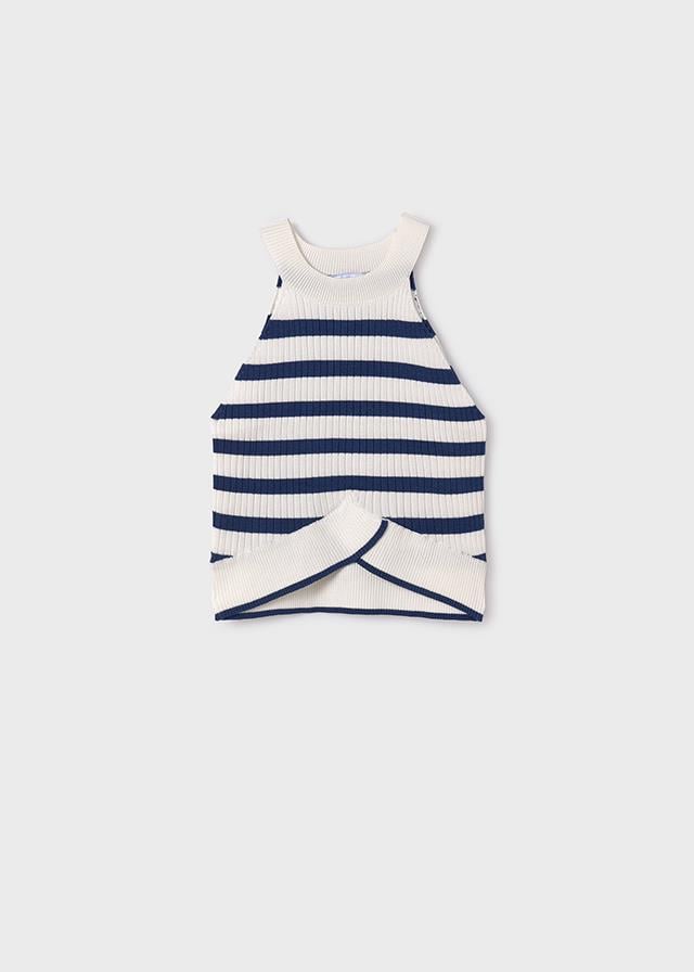 24Y.MYR.06023.080Mayoral Kız Halter Yaka Örme Bluz