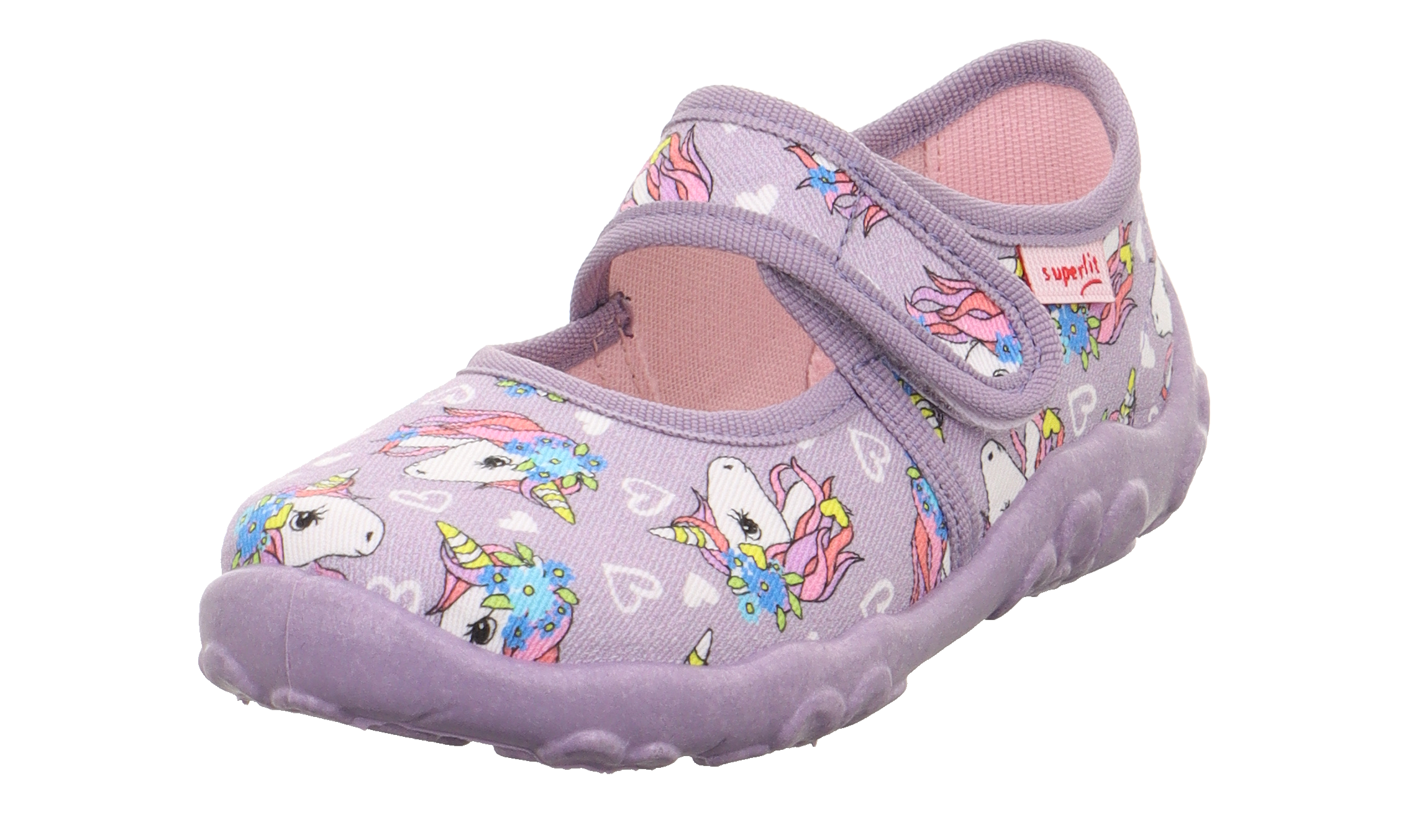 24Y.SPR.1-800283-8530-2Superfit Kız Çocuk Tekstil Ev Ayakkabısı
