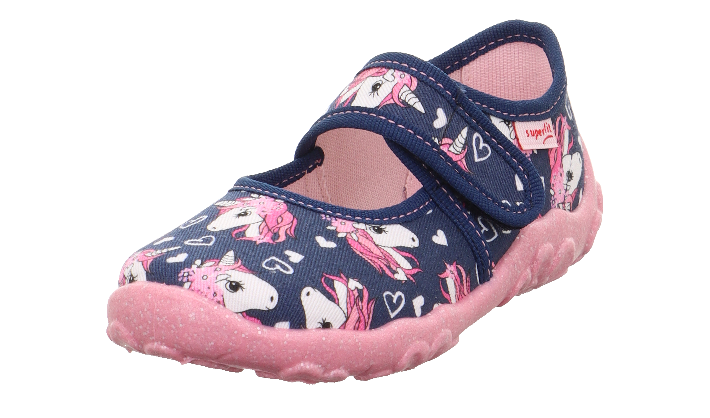 24Y.SPR.1-800283-8090-2Superfit Kız Çocuk Tekstil Ev Ayakkabısı