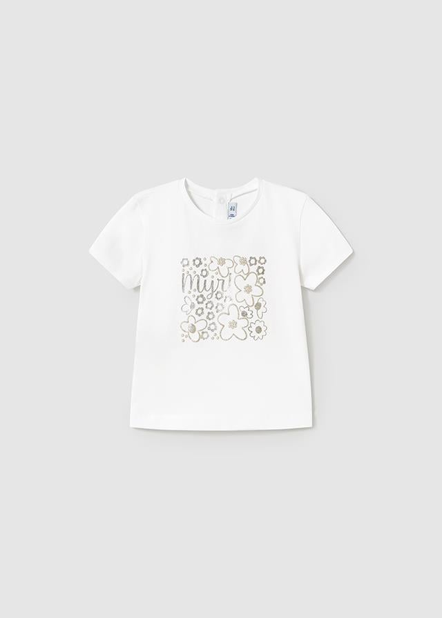 25Y.MYR.00105.015Mayoral Kız Bebek Kısa Kollu Tshirt