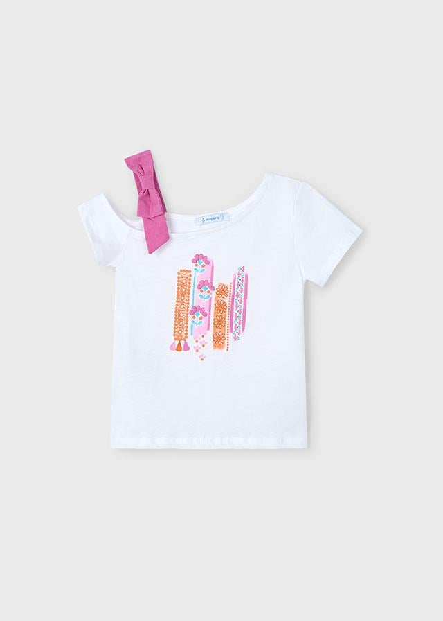 25Y.MYR.03011.080Mayoral Kız Çocuk Tek Omuz Askılı Tshirt