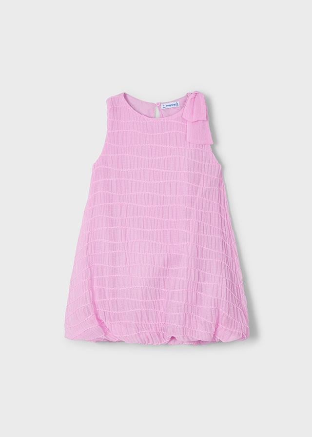 25Y.MYR.03916.022Mayoral Kız Çocuk Balon Elbise