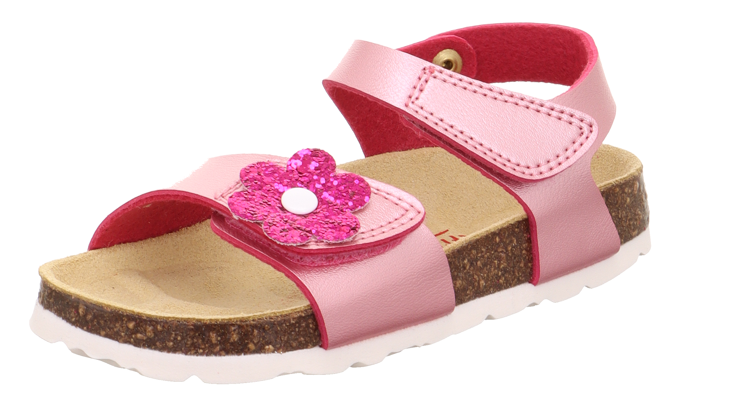 25Y.SPR.1-000118-5510-1Superfit Kız Çocuk Çiçekli Sandalet