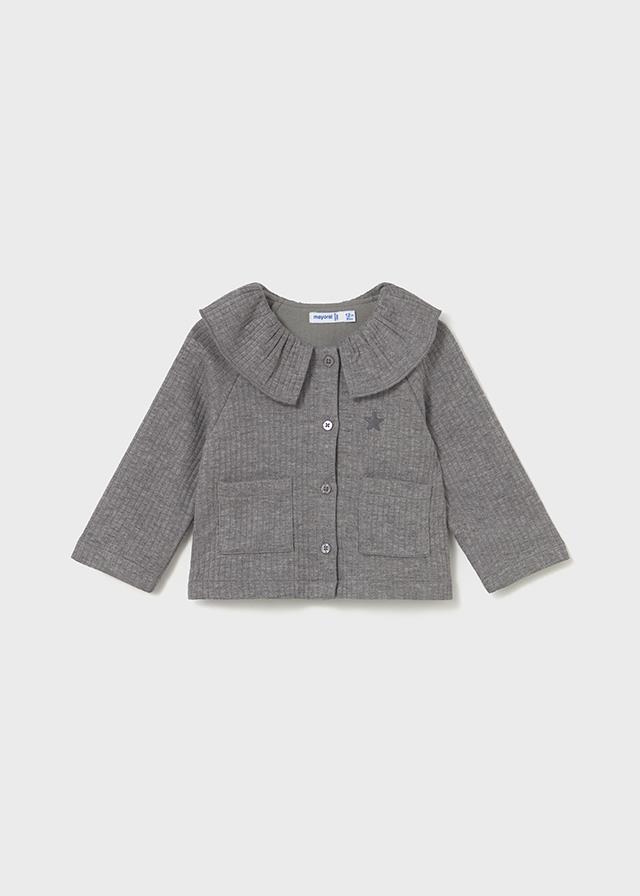 26K.MYR.02431.044Mayoral Kız Bebek Bebe Yaka Örme Hırka
