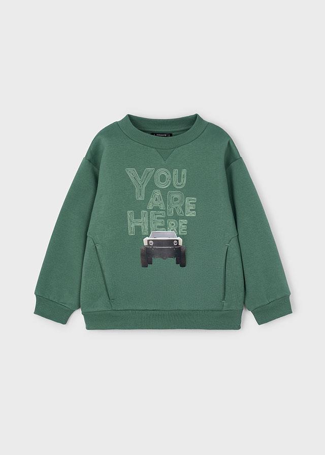26K.MYR.04404.035Mayoral Erkek Çocuk Araba Detaylı Sweatshirt