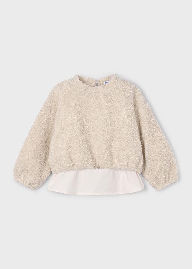 26K.MYR.04431.016Mayoral Kız Çocuk Peluş Sweatshirt