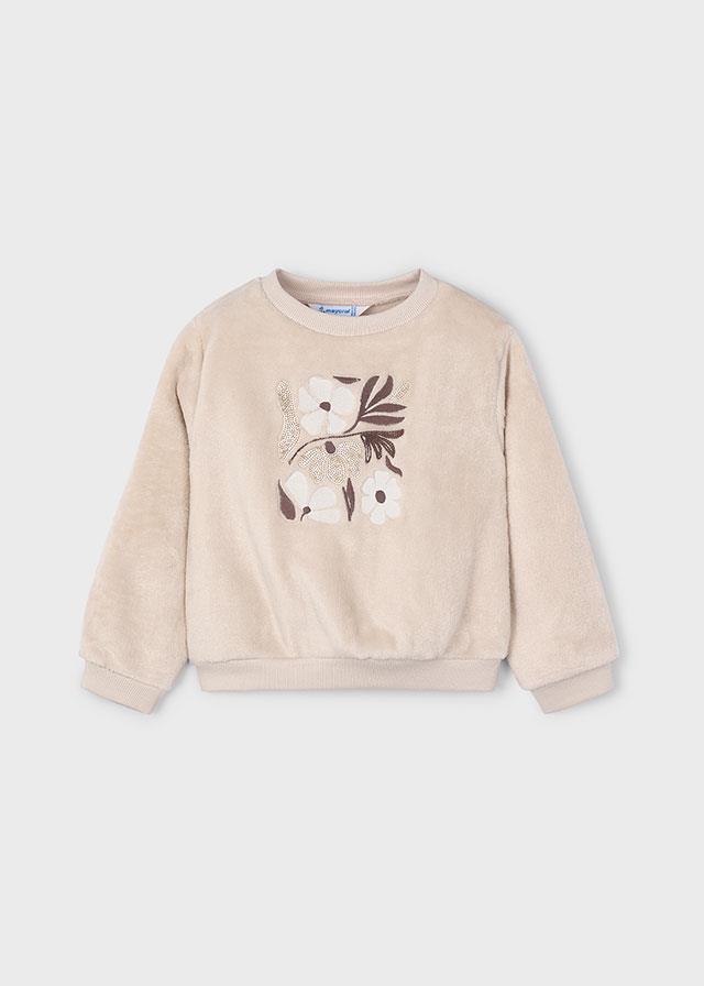 26K.MYR.04432.020Mayoral Kız Çocuk Çiçek Baskılı Sweatshirt