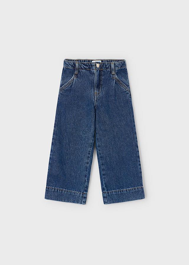 26K.MYR.04578.085Mayoral Kız Çocuk Geniş Paça Denim Pantolon