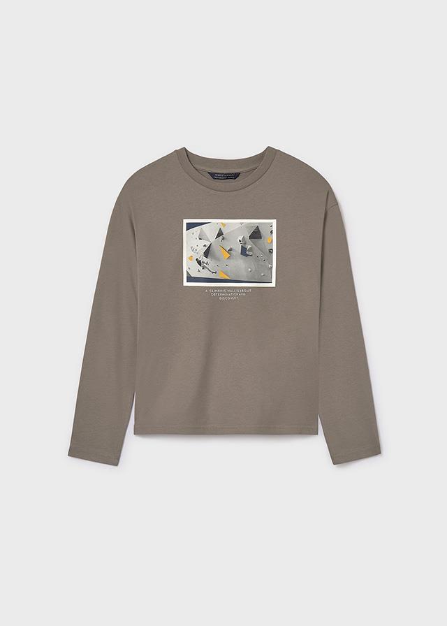 26K.MYR.07006.032Mayoral Erkek Resim Baskılı Uzun Kol Tshirt