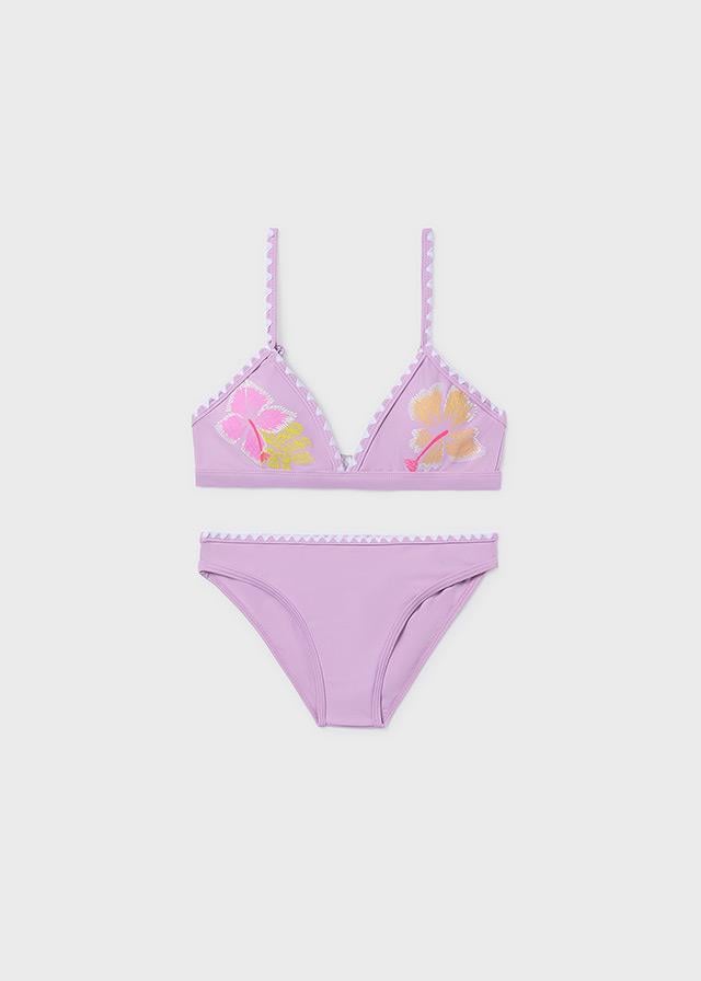 26Y.MYR.06775.024Mayoral Kız Çiçek Detaylı Bikini