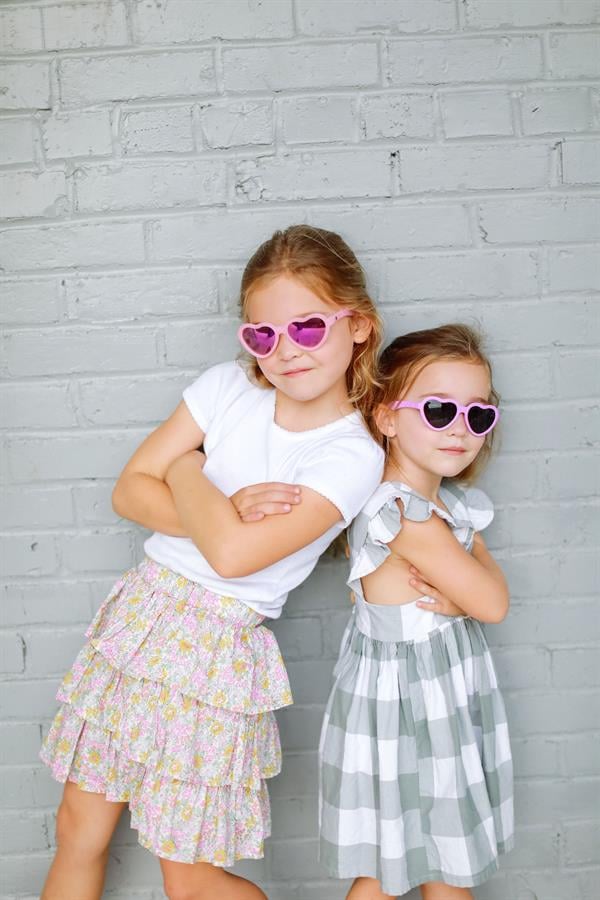 BBT.PHRT503Babiators Polarize Heart Güneş Gözlüğü Frosted Pink