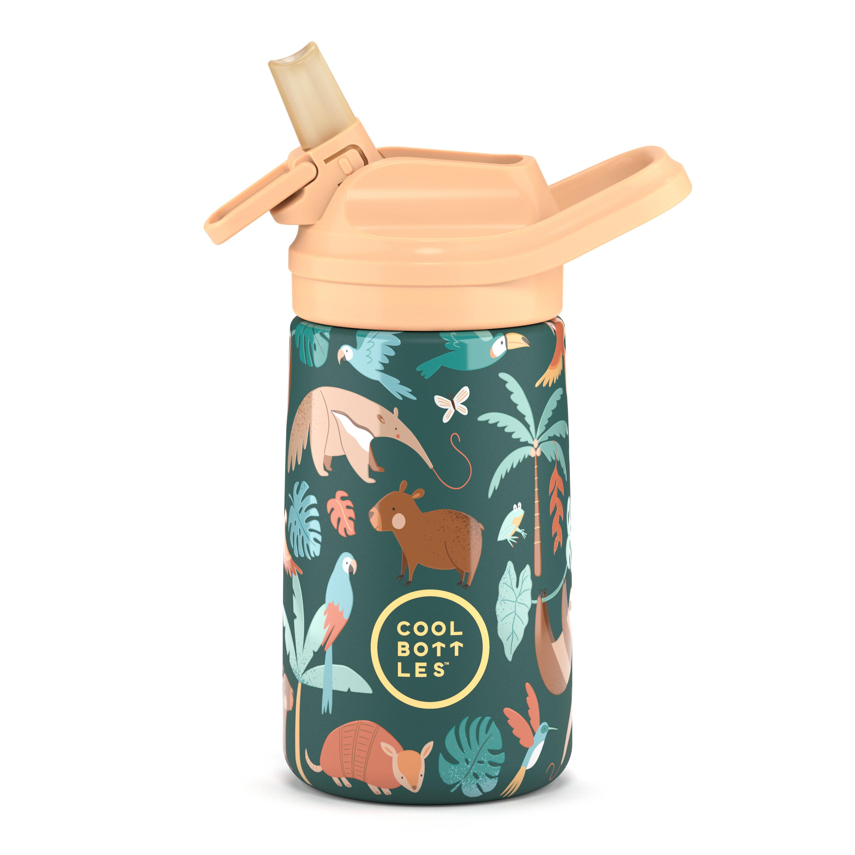 CBKD35RRCool Bottles The Kiddie Bottle - Rainforest Refuge 350ml