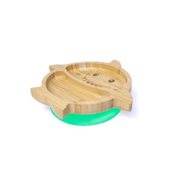 Jellyboon Bambu Köpek Balığı Yeşil Vakumlu Tabak