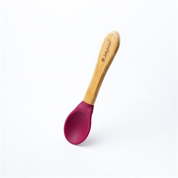 Jellyboon Bambu Silikon Kaşık Bordo