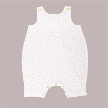 Kapbula Organik Askılı Tulum Star Aop