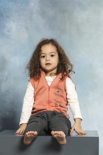 Little Yucca Organik Hoodie Yelek