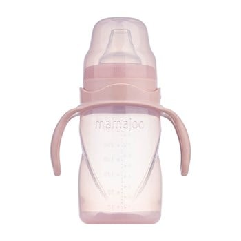 Mamajoo Kulplu Eğitici Bardak 270ml / Powder Pink