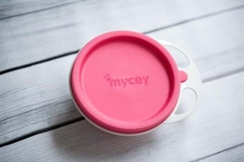 Mycey Kapaklı Mama Tabağı -  Pembe